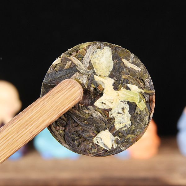 Зелений чай Шен Пеур з квітами жасмину порційний 5шт по 5г, Китай id_8928 фото