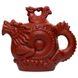 Чайник Дракон та фенікс з ісинської глини "Символ багатства, щастя та удачі" червоний 390 мл, Китай id_8858 фото 1