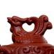 Чайник Дракон та фенікс з ісинської глини "Символ багатства, щастя та удачі" червоний 390 мл, Китай id_8858 фото 10