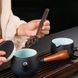 Набір інструментів для чайної церемонії Інь 5 предметів в дерев'яному стакані ручної роботи, Китай id_8744 фото 4