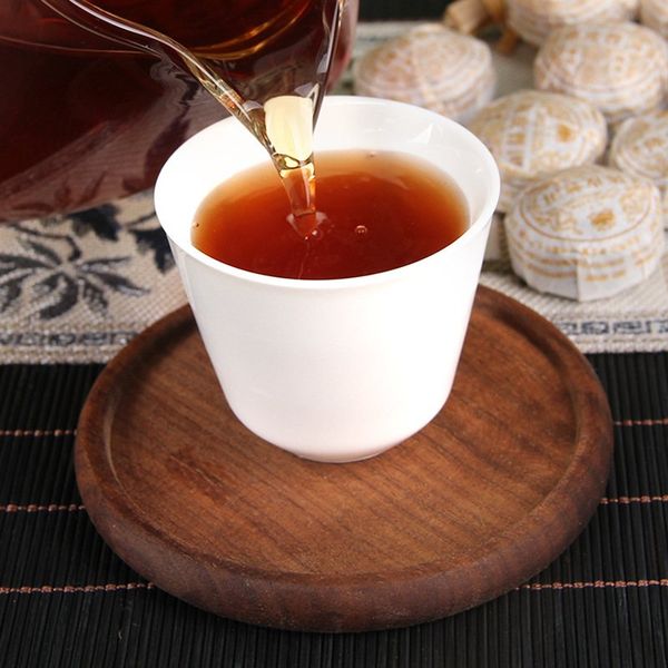 Чай Шу Пуер міні точа з цедрою мандарина 5шт по 5г, Китай id_3331 фото