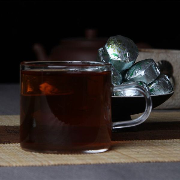 Чорний чай Шу Пуер з хризантемою міні точа 5шт по 5г, Китай id_7821 фото