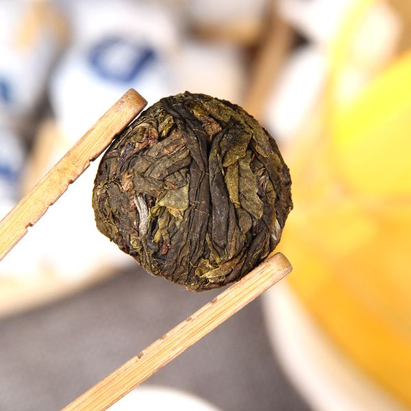 Чай Шен Пуер Перлина дракона зі стародавніх дерев Бін Дао ранньо-весняний 5шт по 6г, Китай id_8792 фото