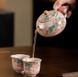 Чайник Сі Ши в стилі династії Сун "Полуничне кроленя" ручної роботи крижана глазур 180мл, Китай id_9091 фото 6