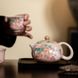 Чайник Сі Ши в стилі династії Сун "Полуничне кроленя" ручної роботи крижана глазур 180мл, Китай id_9091 фото 9